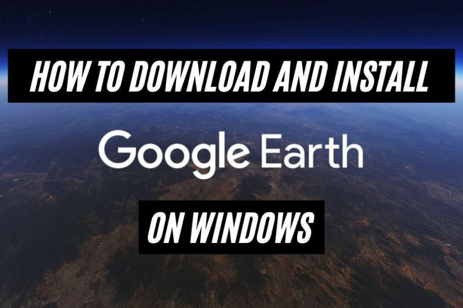 install google earth