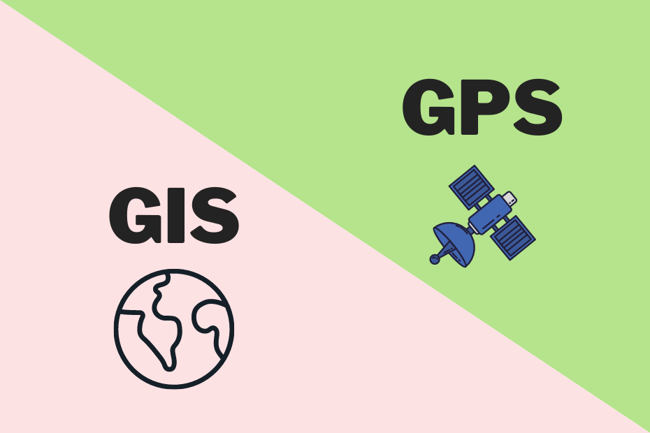 What is the difference between GIS and satellite?